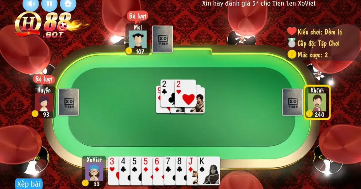 Bài Tiến Lên QH88 – Game Quốc Dân Với Phần Thưởng Lớn 4 Bí Kíp Chọn Chiến Lược Chơi Tiến Lên Hiệu Quả Tại QH88