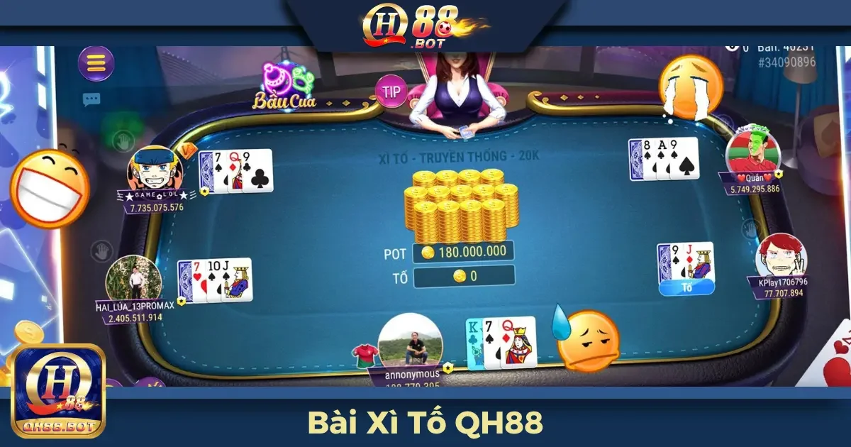 Bài Xì Tố QH88 – Game Tư Duy Cân Não Với Thưởng Cao 2 Xì Tố QH88 Là Gì? Hướng Dẫn Luật Chơi Từng Bước