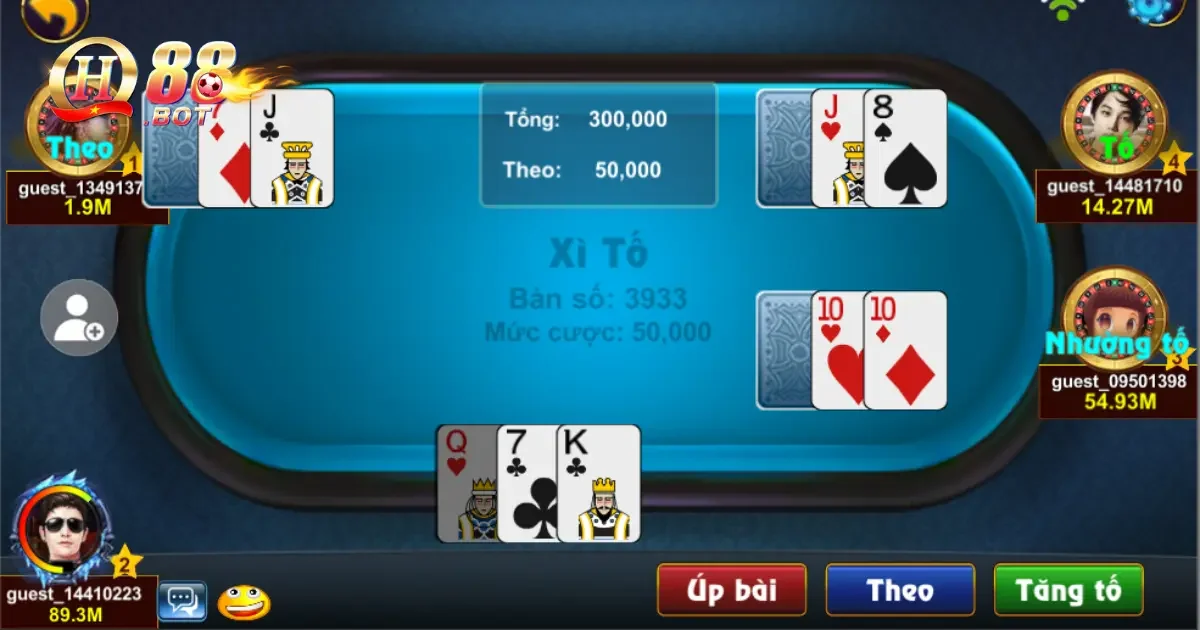 Bài Xì Tố QH88 – Game Tư Duy Cân Não Với Thưởng Cao 4 Bí Quyết Bluff (Lừa Đối Thủ) Để Dành Chiến Thắng