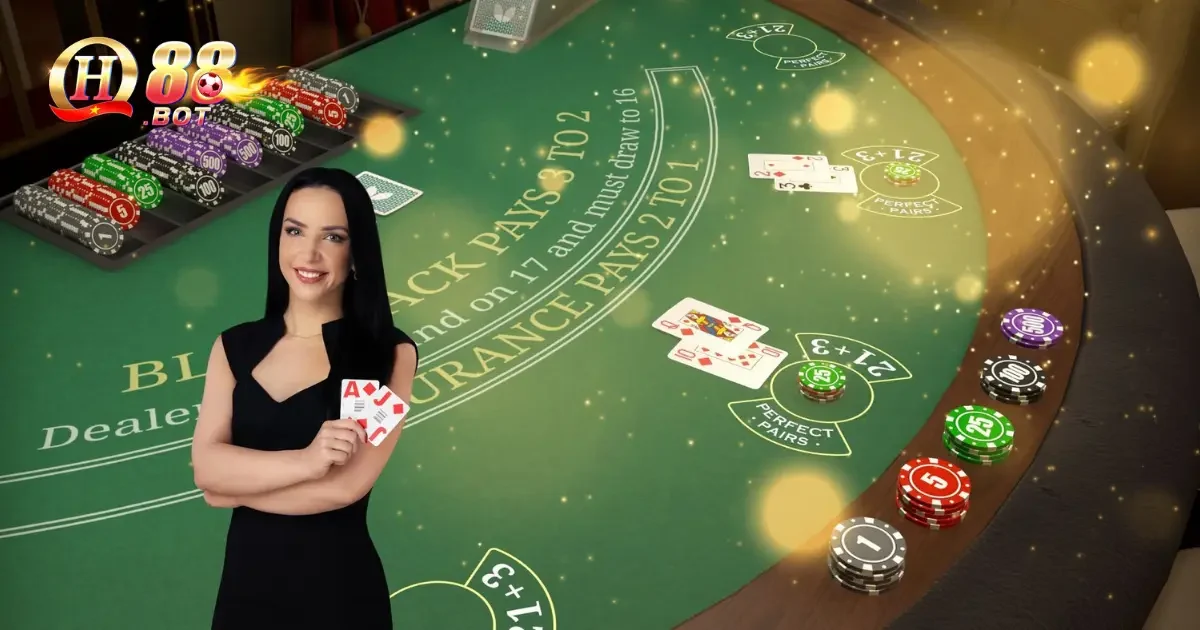 Blackjack QH88 – Chiến Thuật Đỉnh Cao Với Thưởng Hấp Dẫn 3 Quy Trình Chơi Blackjack QH88 Từng Bước