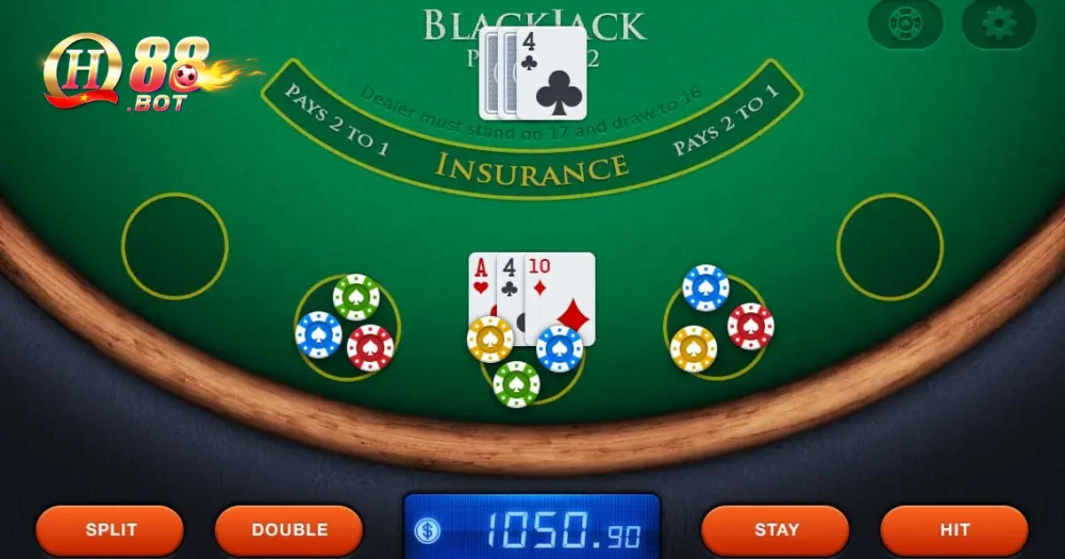 Blackjack QH88 – Chiến Thuật Đỉnh Cao Với Thưởng Hấp Dẫn 4 Chiến Lược “Split” Và “Double Down” Khi Chơi Blackjack Tại QH88