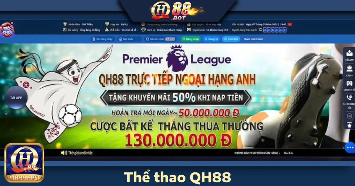 THỂ THAO 4 Ưu đãi đặc biệt khi tham gia Thể thao QH88